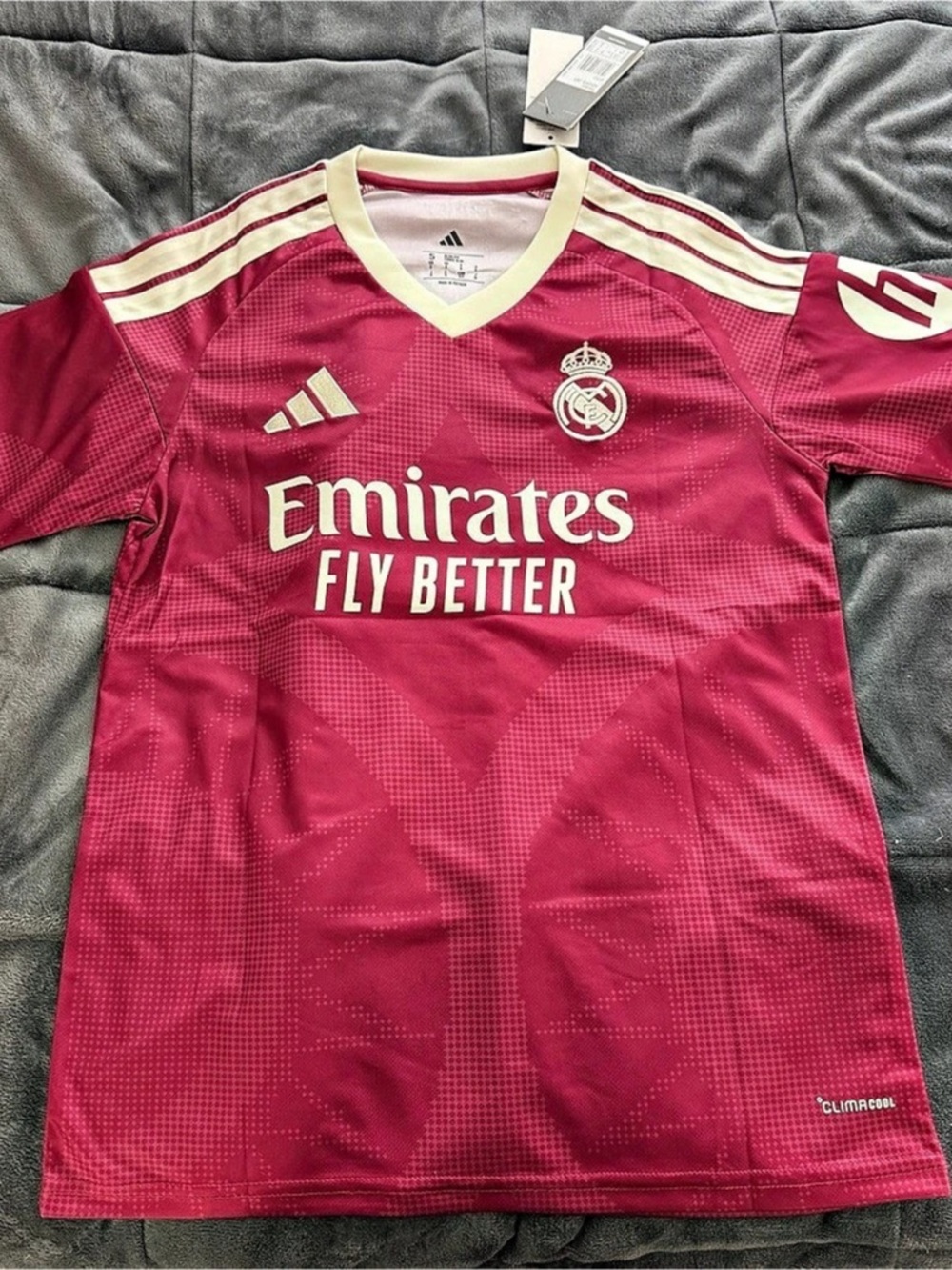 adidas Real Madrid 26/27 Away Jude Bellingham #5 Jersey Pink